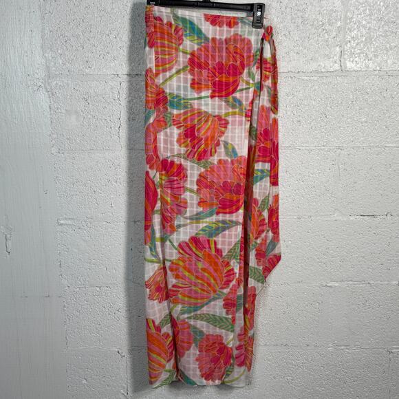 Trina Turk Women's Poppy Tie-Waist Beach Pants Cover-Up Multi, small - Picture 2 of 11
